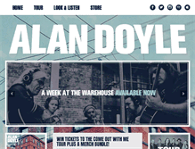 Tablet Screenshot of alandoyle.ca